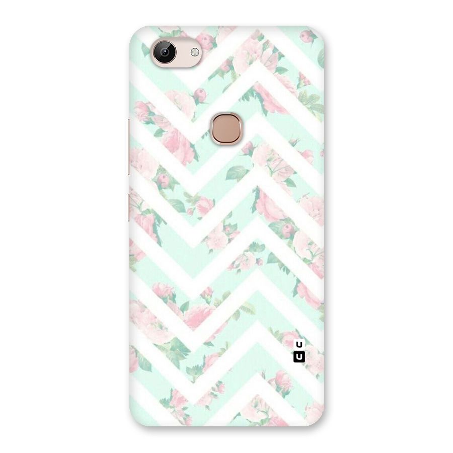 Pastel Floral Zig Zag Back Case for Vivo Y83