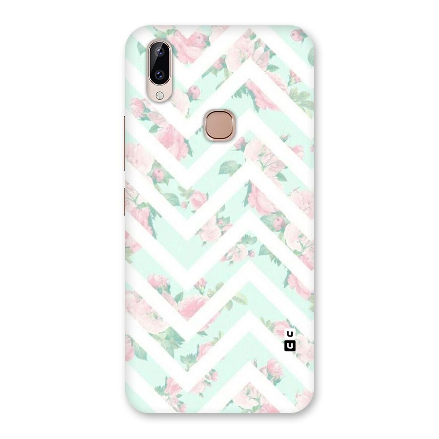 Pastel Floral Zig Zag Back Case for Vivo Y83 Pro