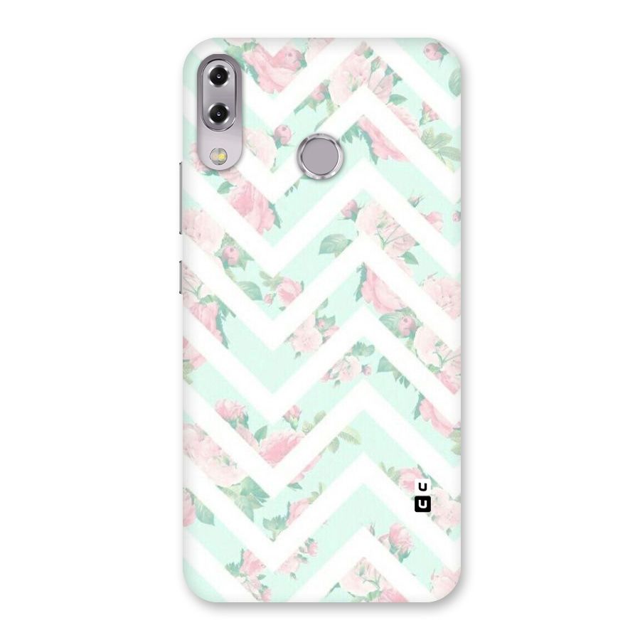 Pastel Floral Zig Zag Back Case for Zenfone 5Z