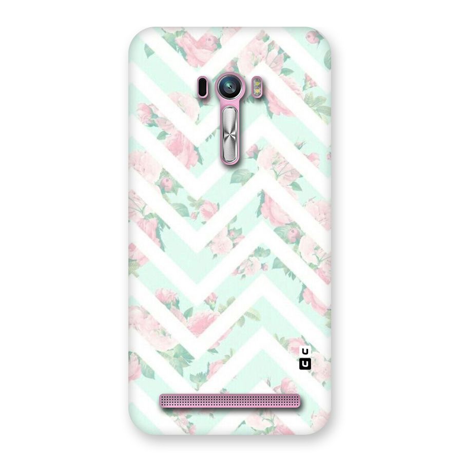 Pastel Floral Zig Zag Back Case for Zenfone Selfie