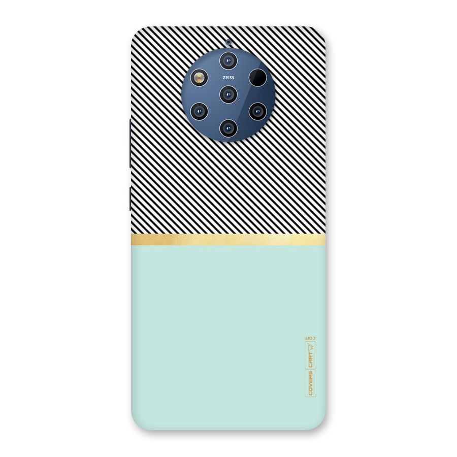 Pastel Green Base Stripes Back Case for Nokia 9 PureView