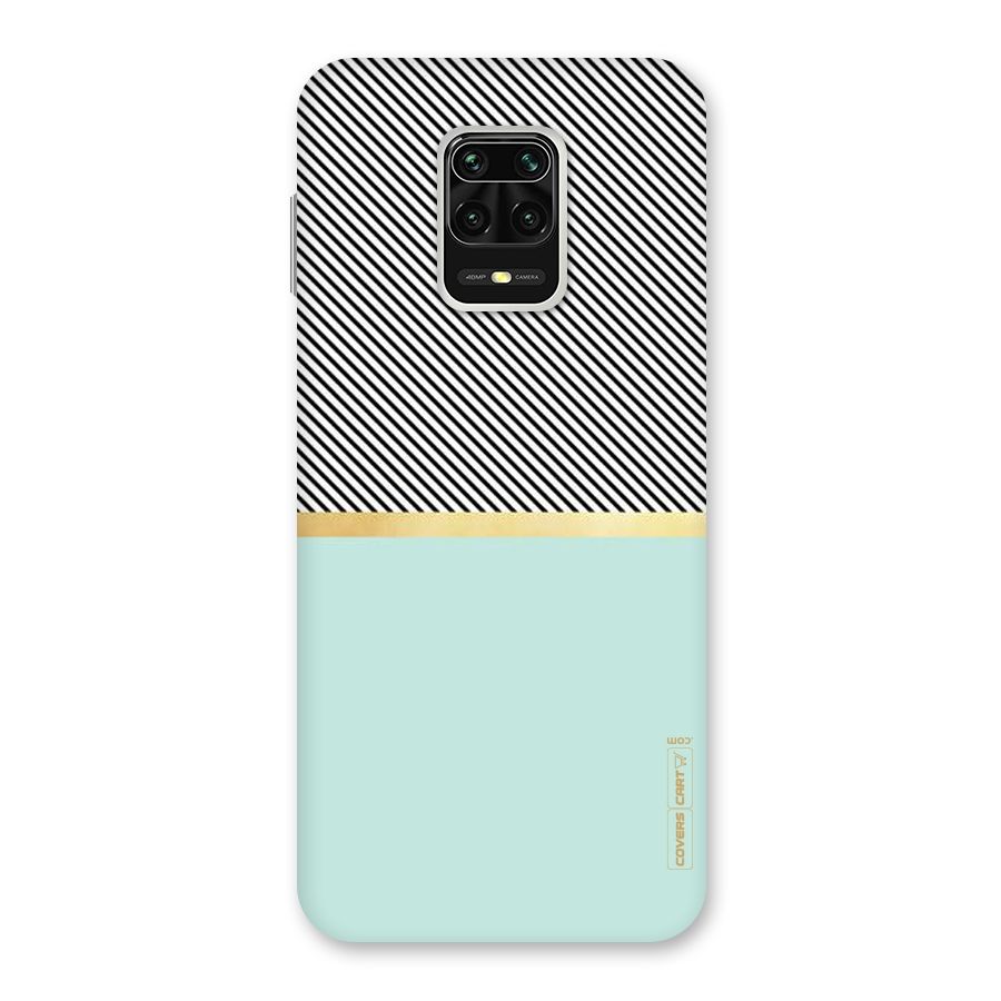 Pastel Green Base Stripes Back Case for Poco M2 Pro