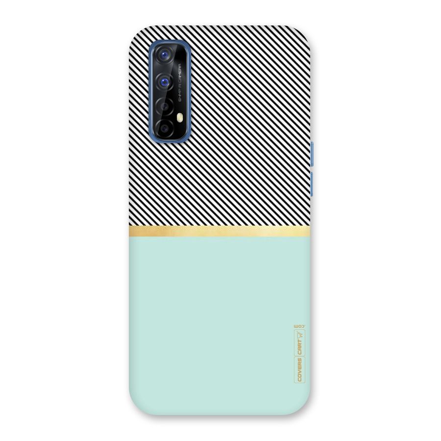 Pastel Green Base Stripes Back Case for Realme 7