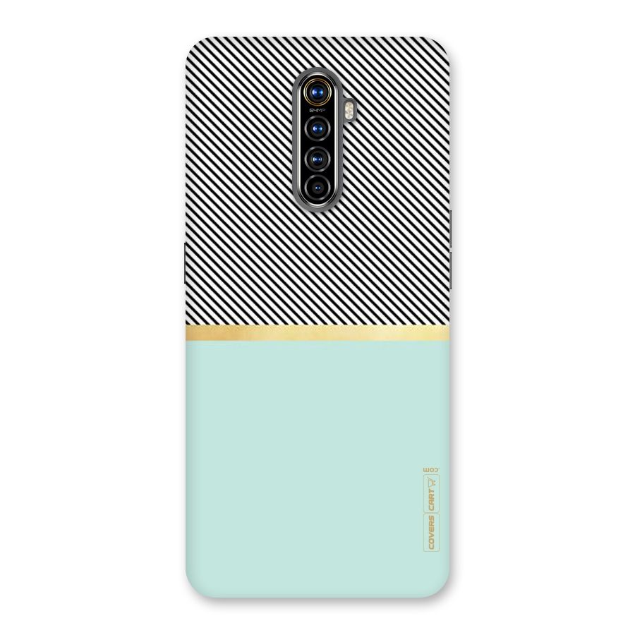 Pastel Green Base Stripes Back Case for Realme X2 Pro