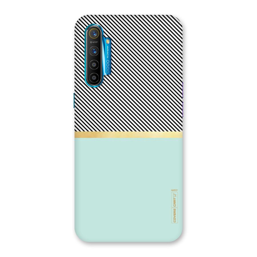 Pastel Green Base Stripes Back Case for Realme XT