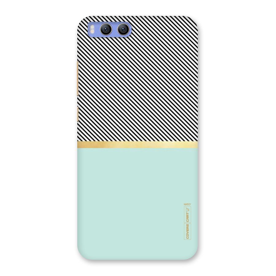 Pastel Green Base Stripes Back Case for Xiaomi Mi 6