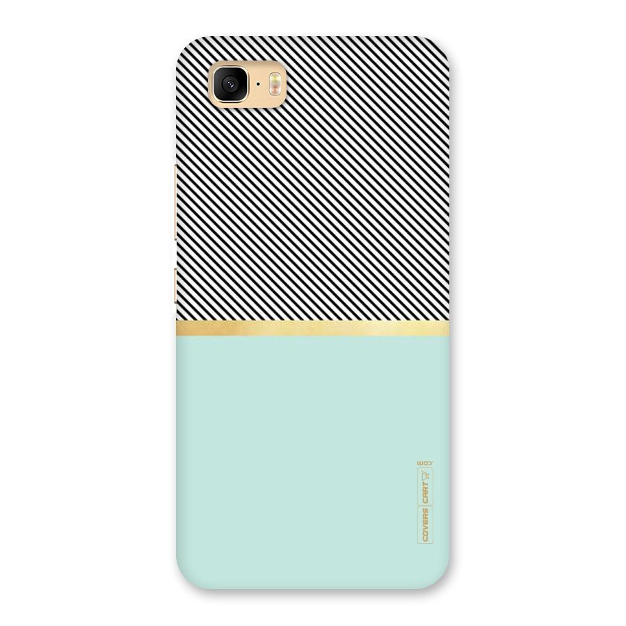 Pastel Green Base Stripes Back Case for Zenfone 3s Max