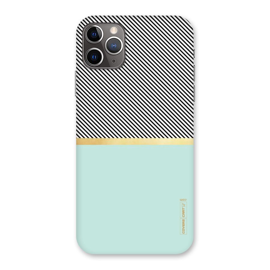 Pastel Green Base Stripes Back Case for iPhone 11 Pro Max