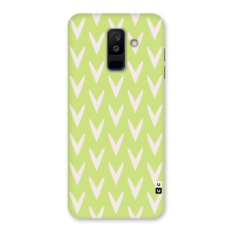 Pastel Green Grass Back Case for Galaxy A6 Plus