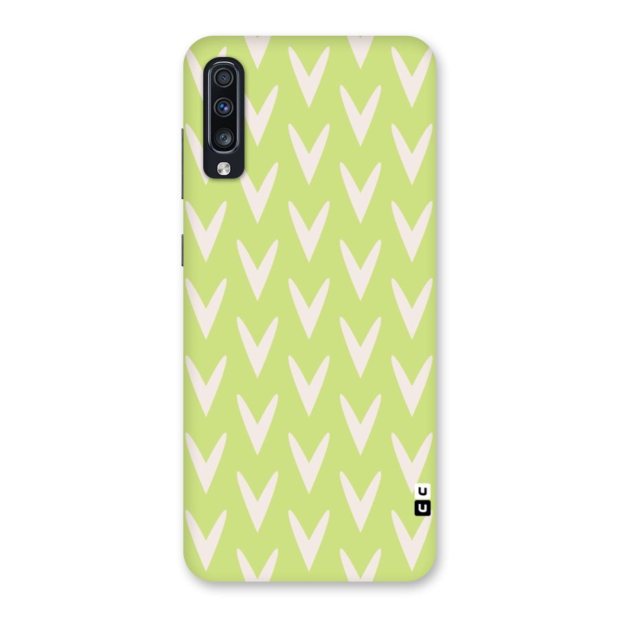 Pastel Green Grass Back Case for Galaxy A70
