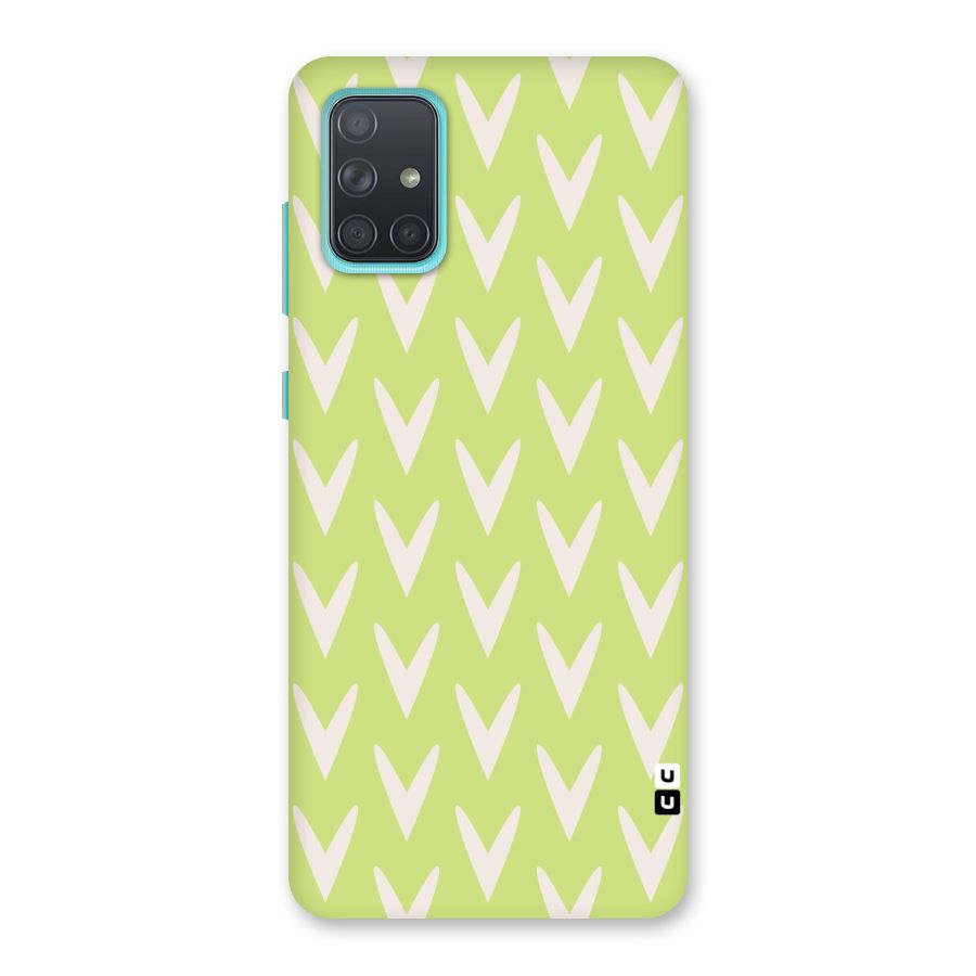 Pastel Green Grass Back Case for Galaxy A71