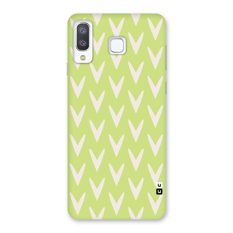 Pastel Green Grass Back Case for Galaxy A8 Star