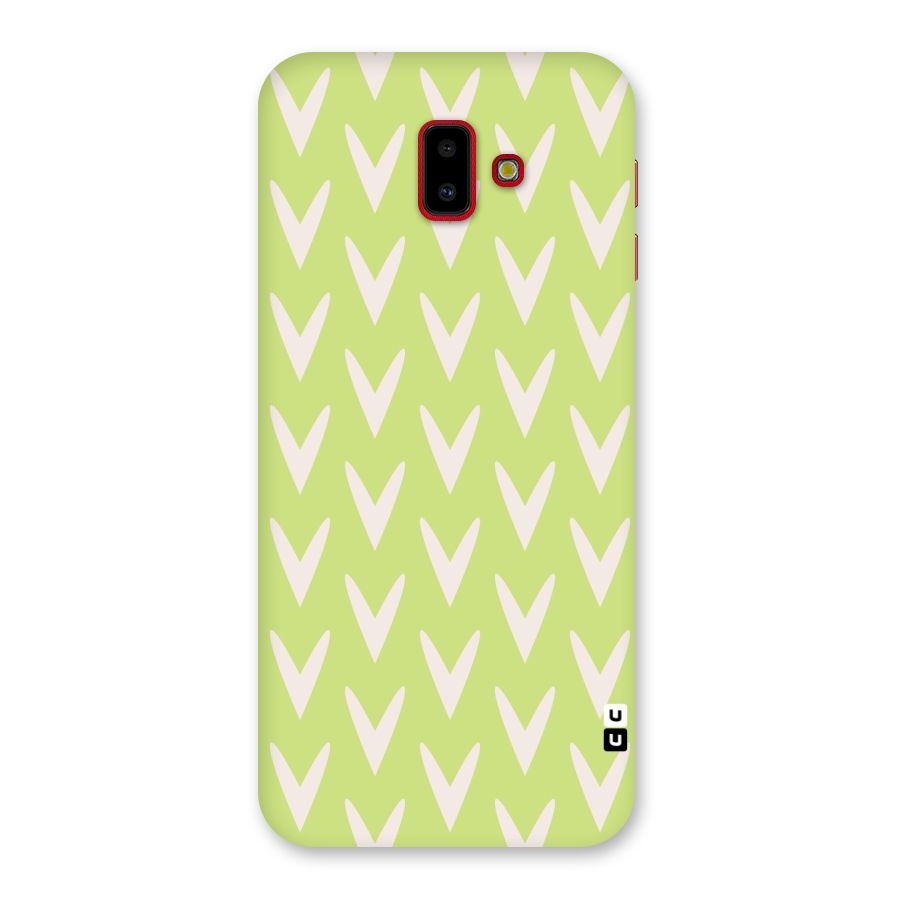 Pastel Green Grass Back Case for Galaxy J6 Plus