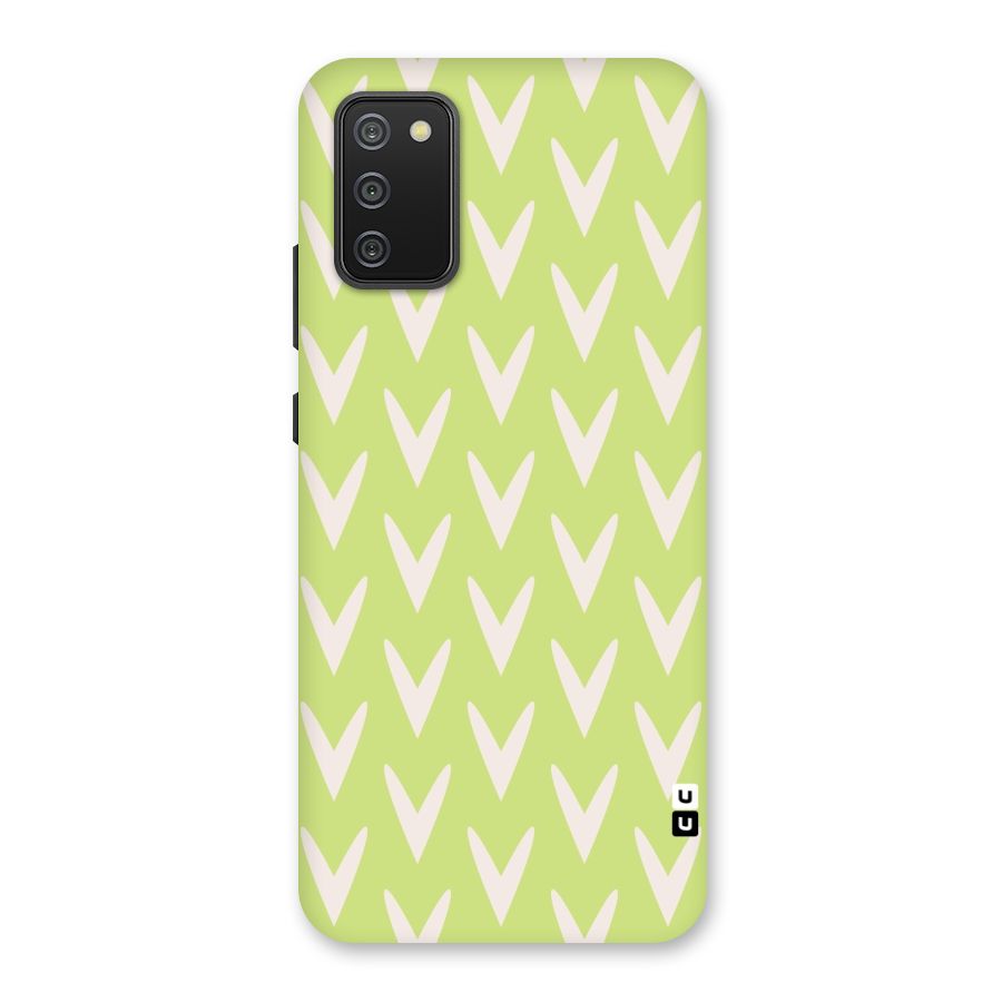 Pastel Green Grass Back Case for Galaxy M02s