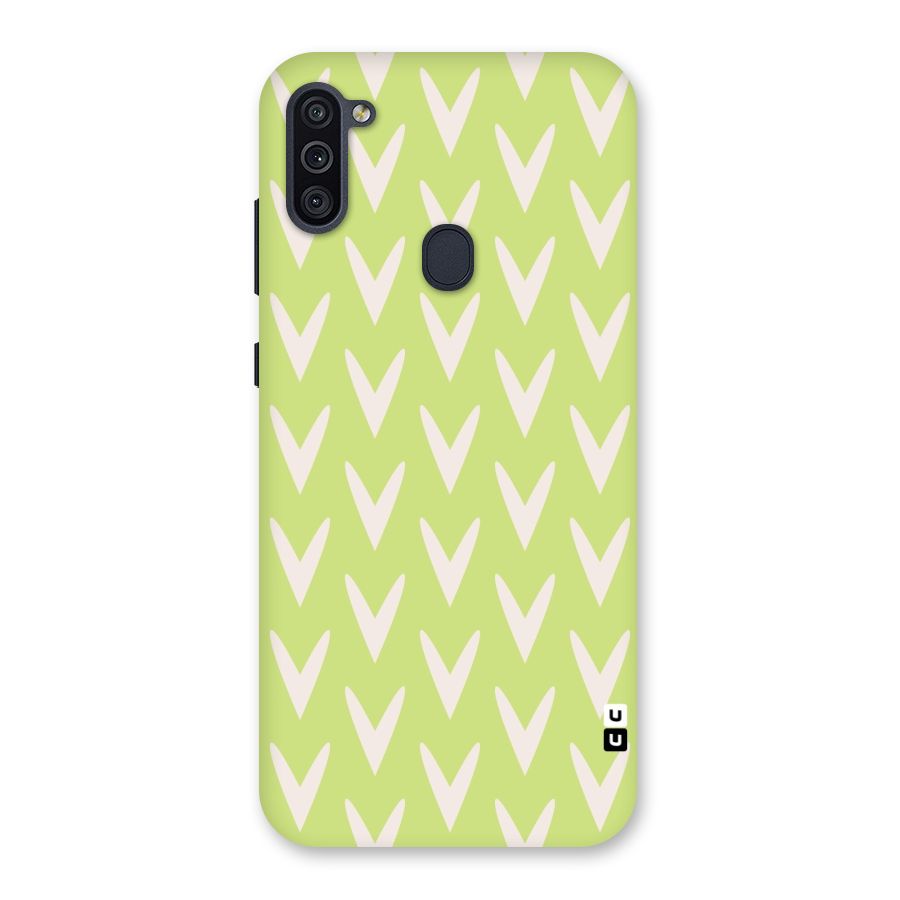 Pastel Green Grass Back Case for Galaxy M11