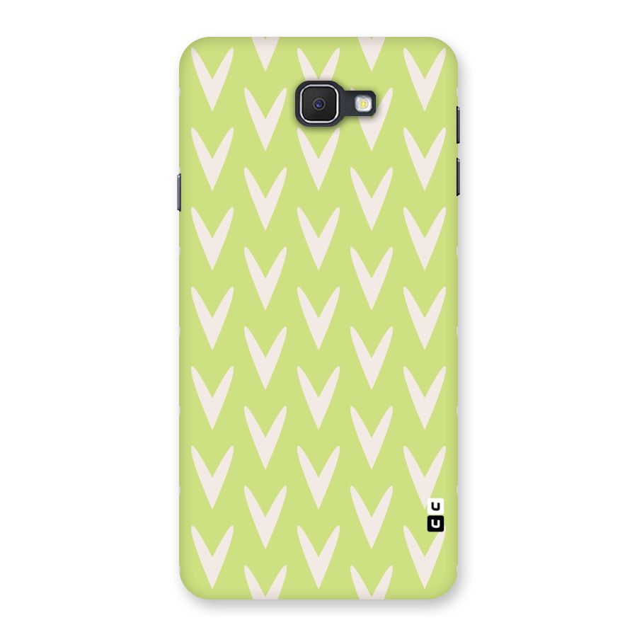 Pastel Green Grass Back Case for Galaxy On7 2016