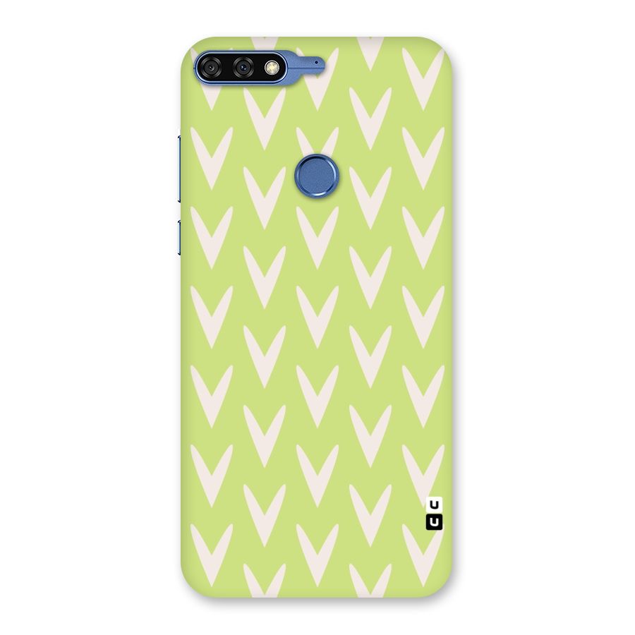 Pastel Green Grass Back Case for Honor 7C