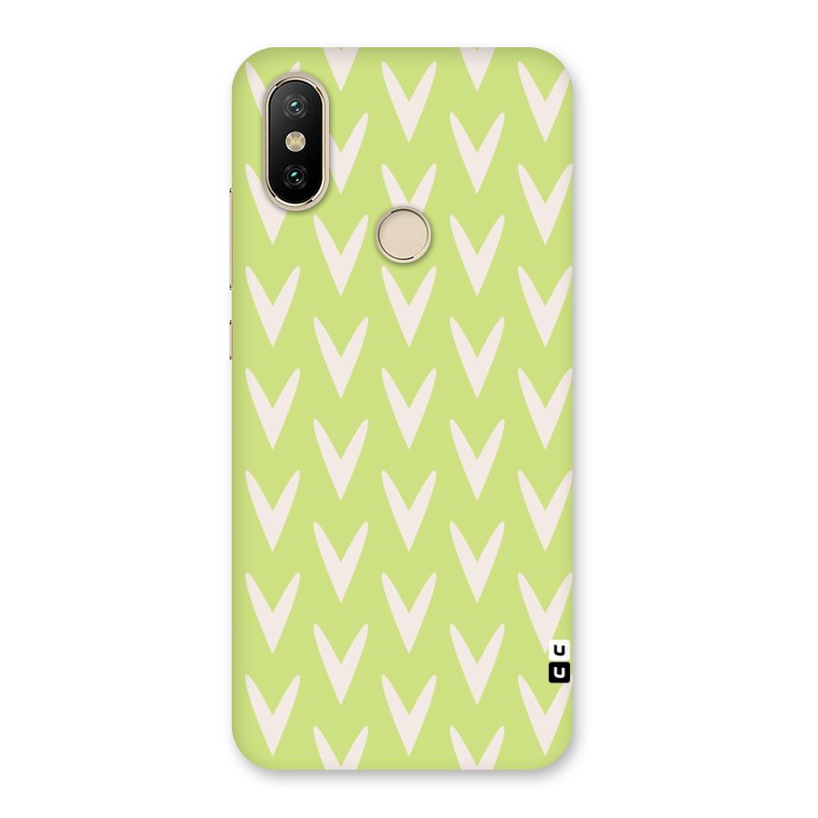 Pastel Green Grass Back Case for Mi A2