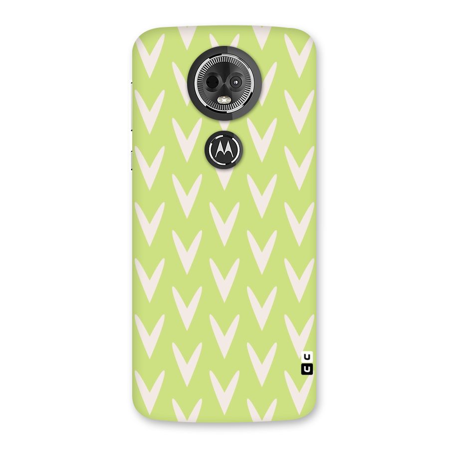 Pastel Green Grass Back Case for Moto E5 Plus