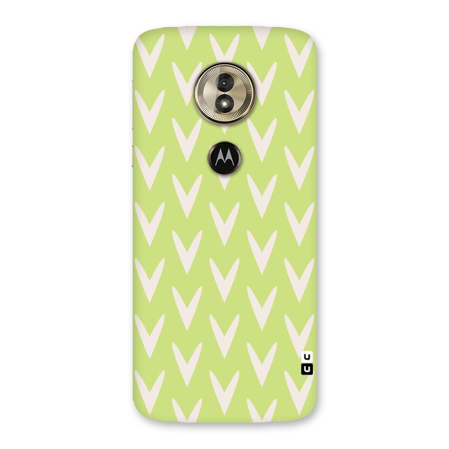 Pastel Green Grass Back Case for Moto G6 Play