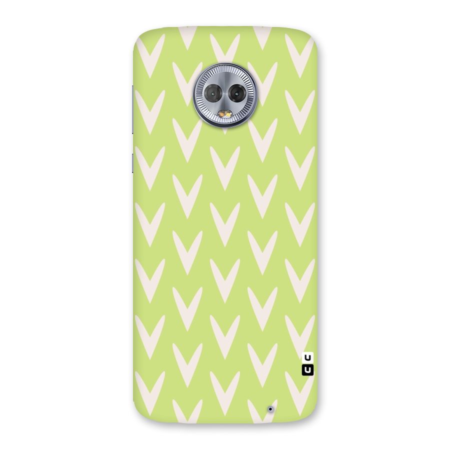 Pastel Green Grass Back Case for Moto G6 Plus
