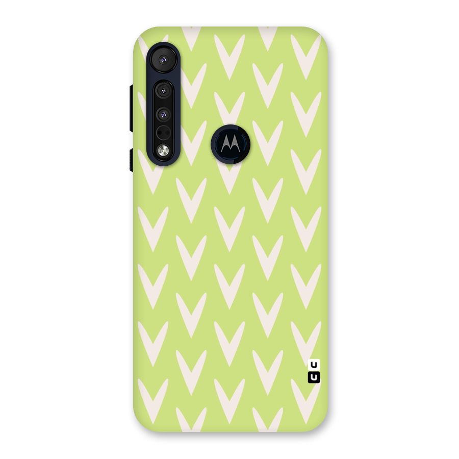 Pastel Green Grass Back Case for Motorola One Macro