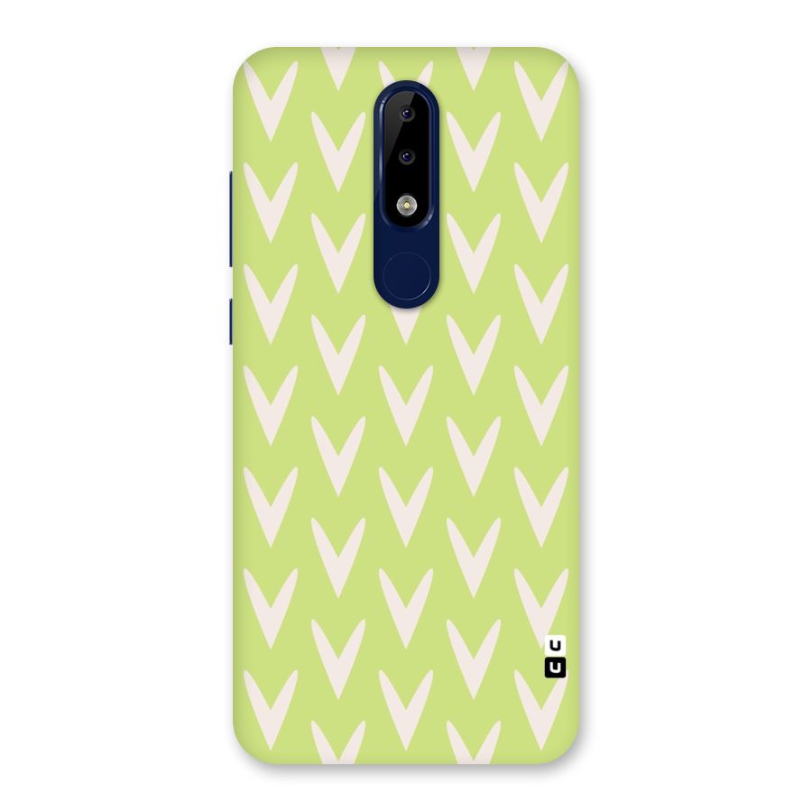 Pastel Green Grass Back Case for Nokia 5.1 Plus