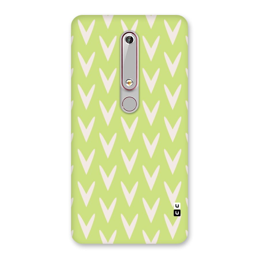 Pastel Green Grass Back Case for Nokia 6.1