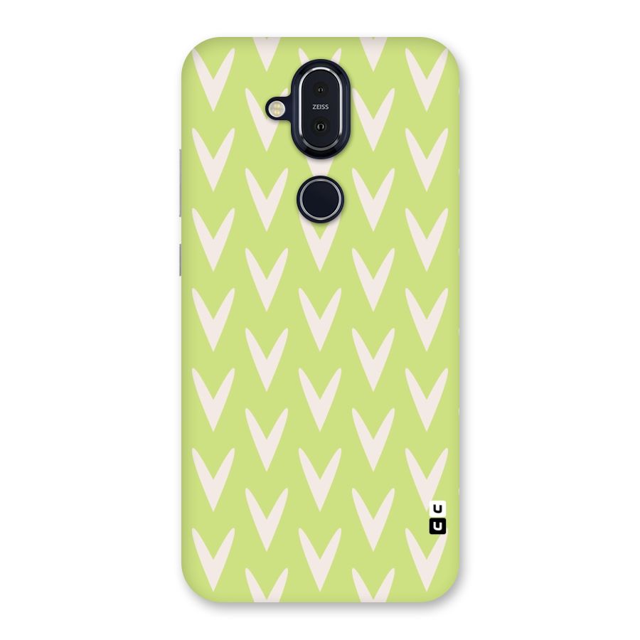 Pastel Green Grass Back Case for Nokia 8.1