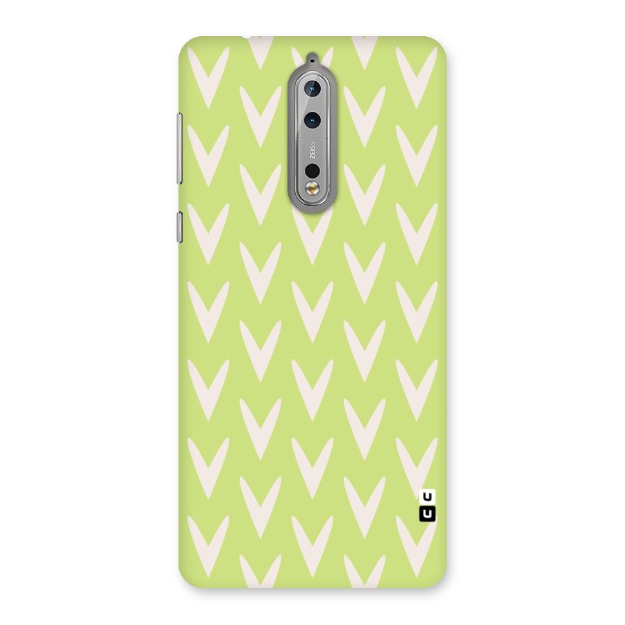 Pastel Green Grass Back Case for Nokia 8