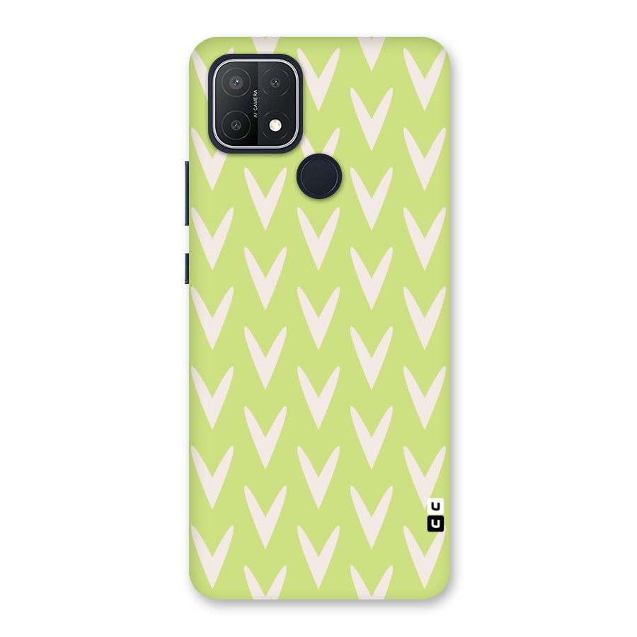 Pastel Green Grass Back Case for Oppo A15