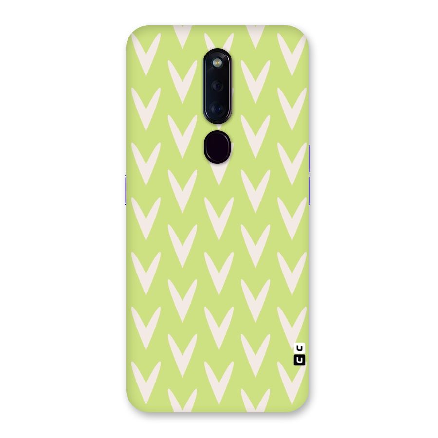 Pastel Green Grass Back Case for Oppo F11 Pro