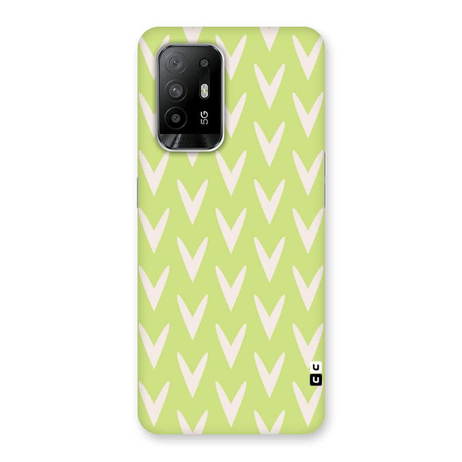 Pastel Green Grass Back Case for Oppo F19 Pro Plus 5G