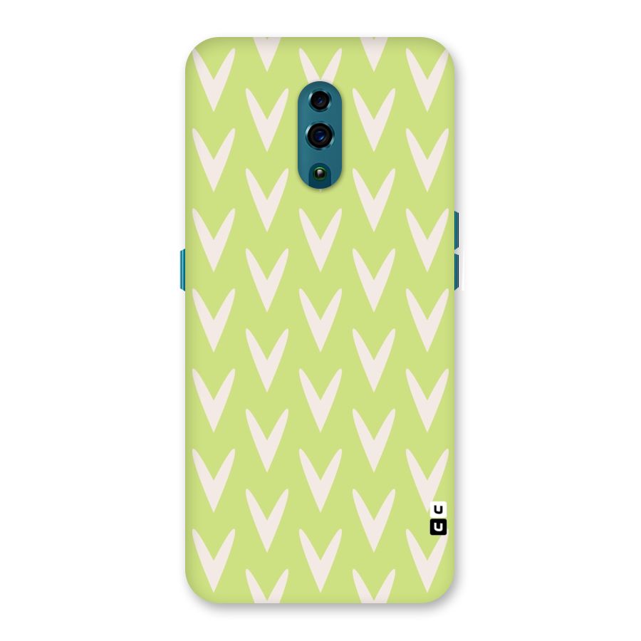 Pastel Green Grass Back Case for Oppo Reno