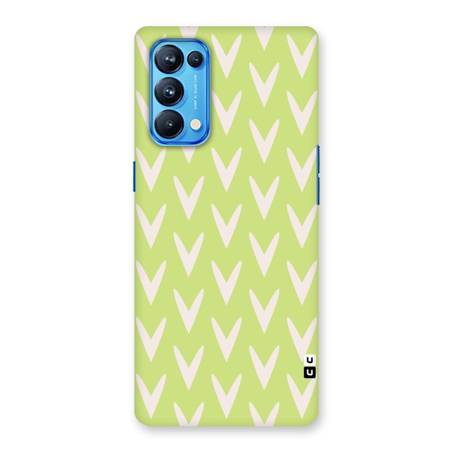 Pastel Green Grass Back Case for Oppo Reno5 Pro 5G