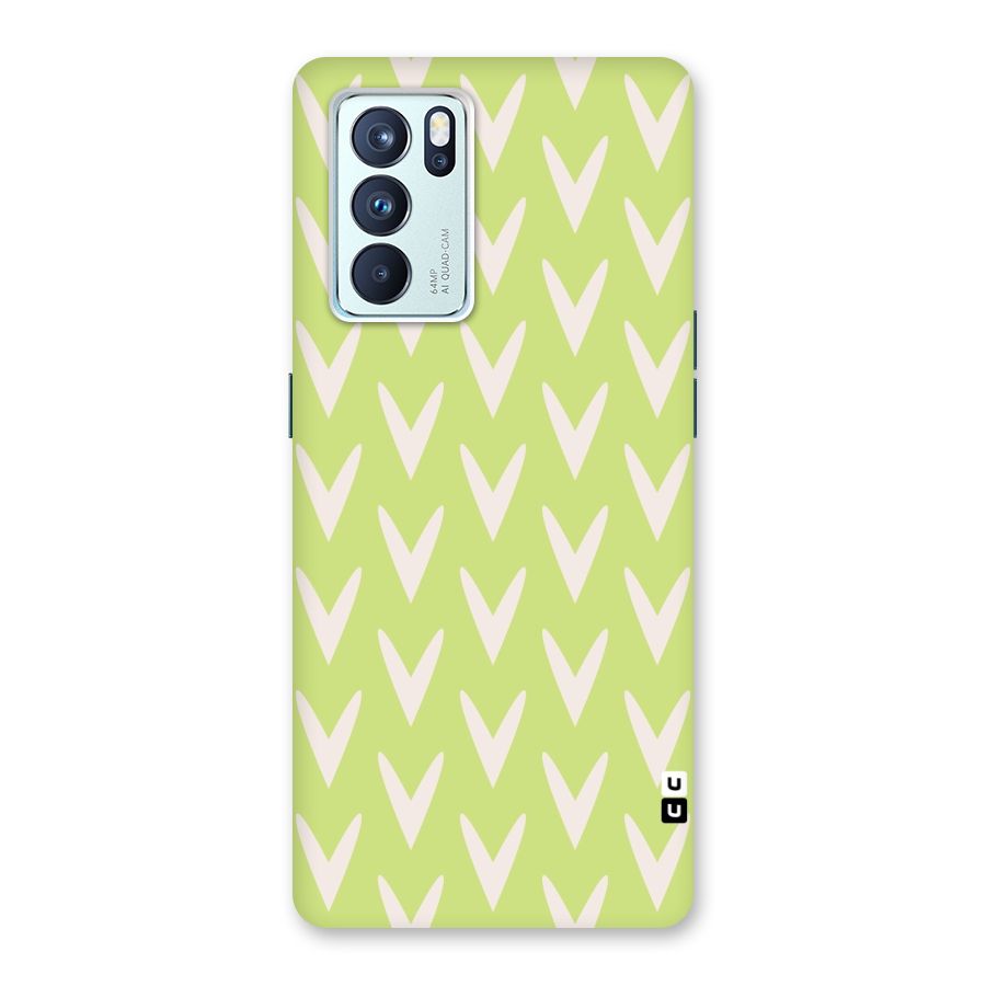 Pastel Green Grass Back Case for Oppo Reno6 Pro 5G