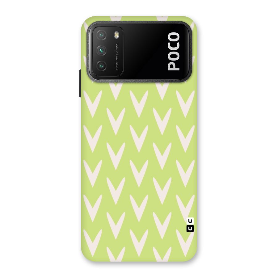 Pastel Green Grass Back Case for Poco M3