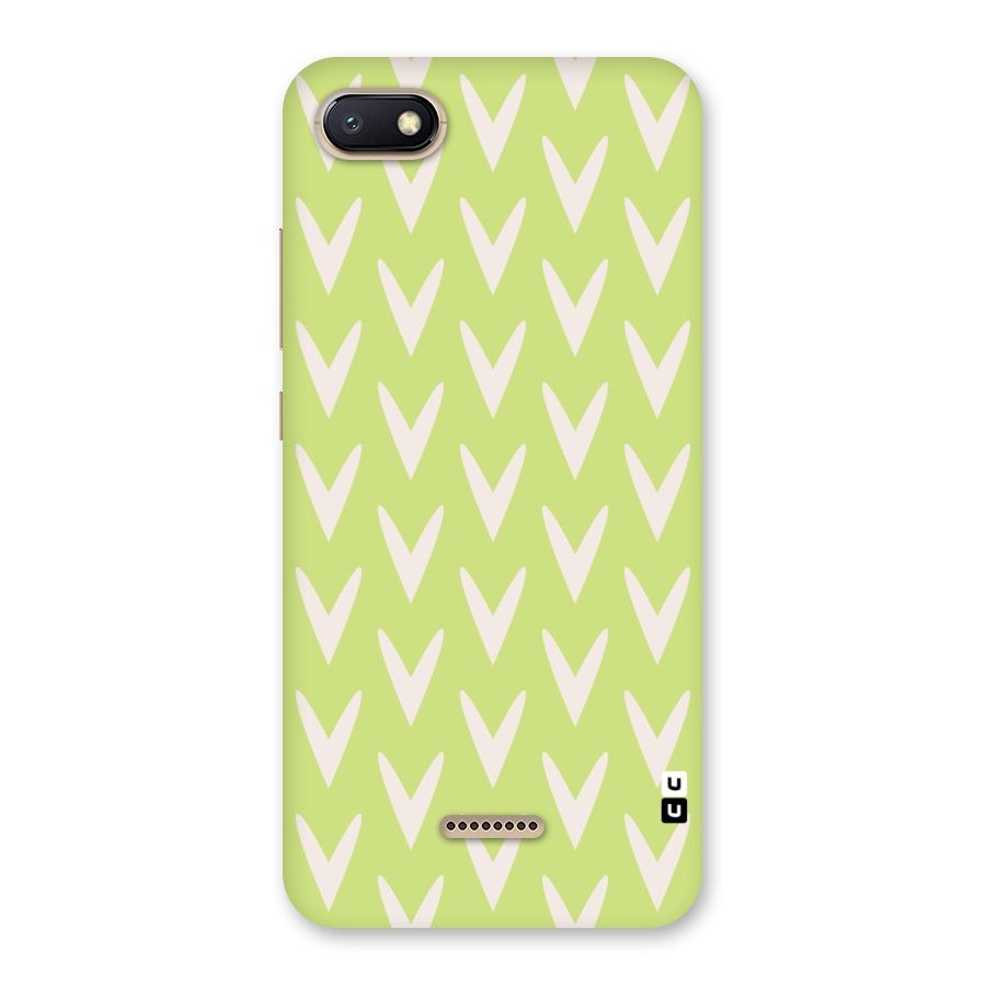 Pastel Green Grass Back Case for Redmi 6A