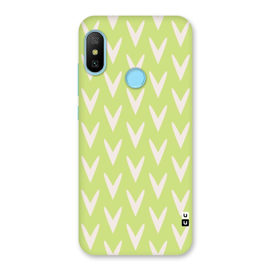 Pastel Green Grass Back Case for Redmi 6 Pro