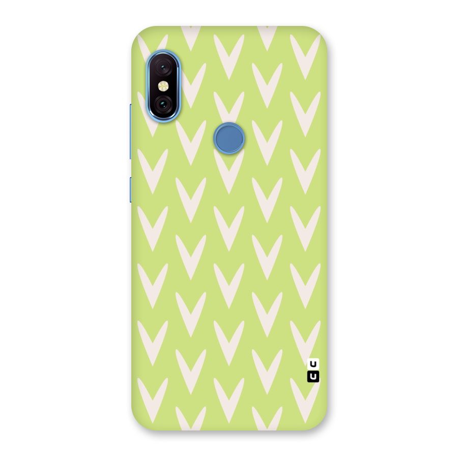 Pastel Green Grass Back Case for Redmi Note 6 Pro
