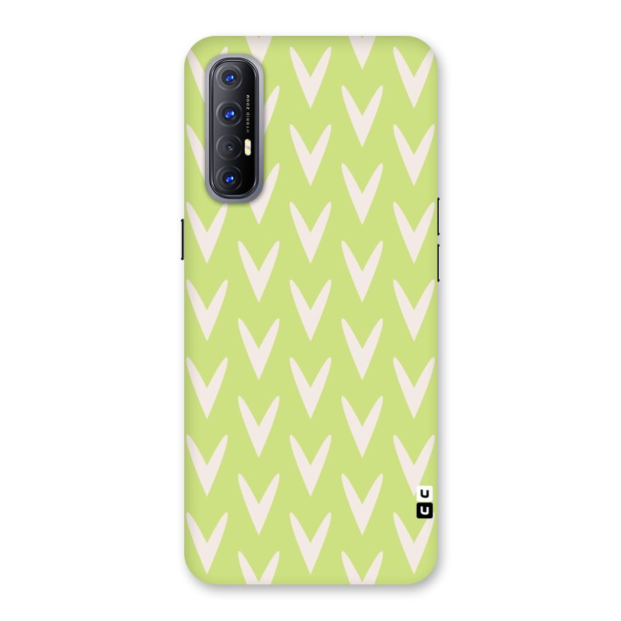 Pastel Green Grass Back Case for Reno3 Pro
