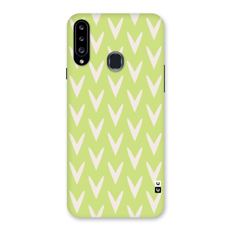 Pastel Green Grass Back Case for Samsung Galaxy A20s