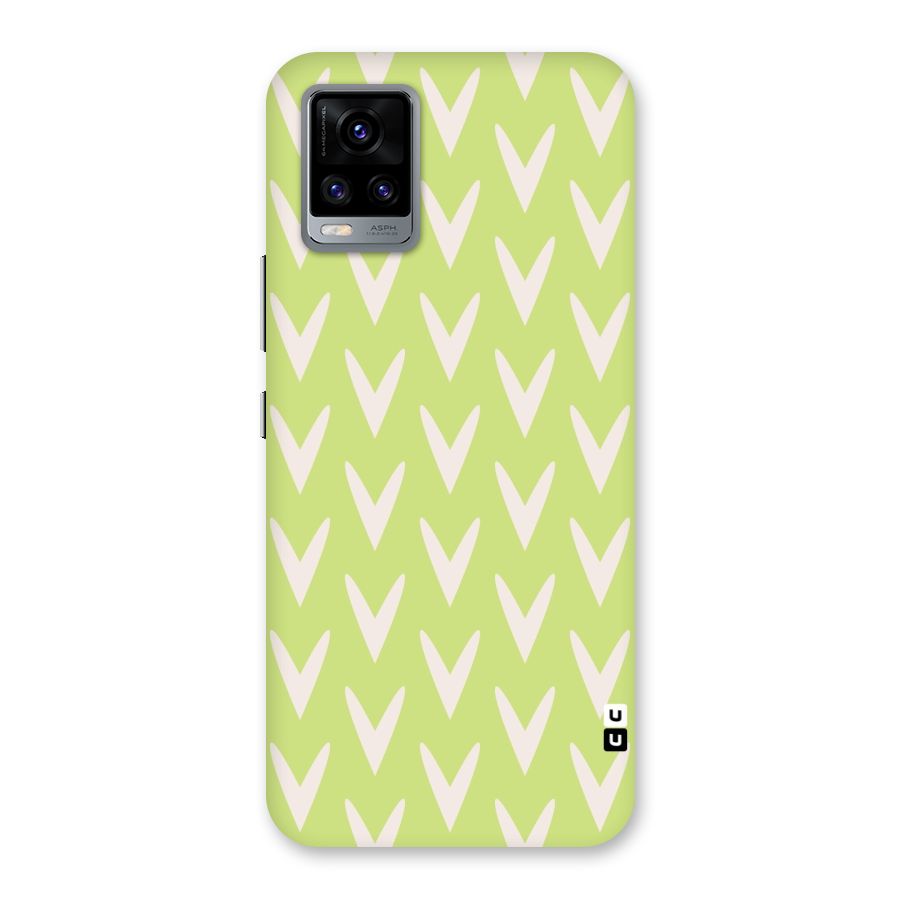 Pastel Green Grass Back Case for Vivo V20