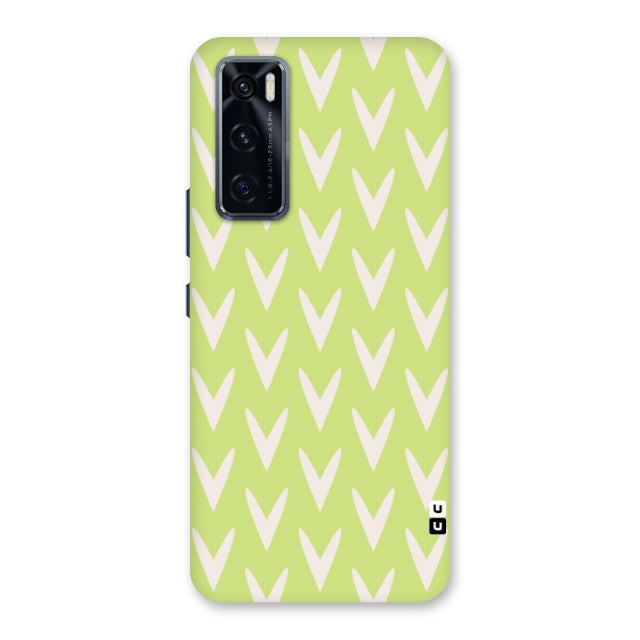Pastel Green Grass Back Case for Vivo V20 SE