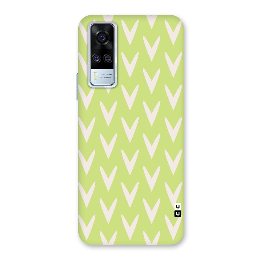 Pastel Green Grass Back Case for Vivo Y31
