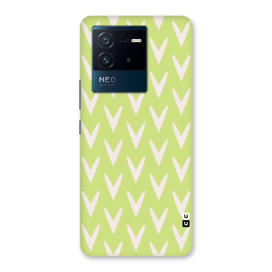 Pastel Green Grass Back Case for Vivo iQOO Neo 6 5G