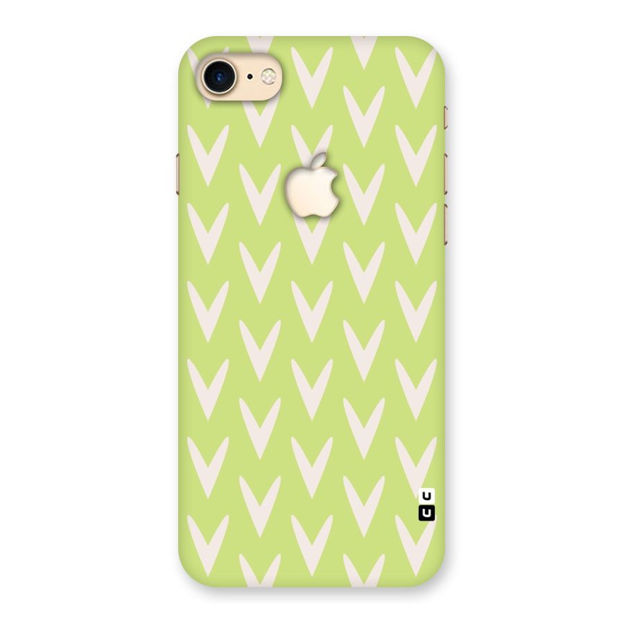 Pastel Green Grass Back Case for iPhone 7 Apple Cut