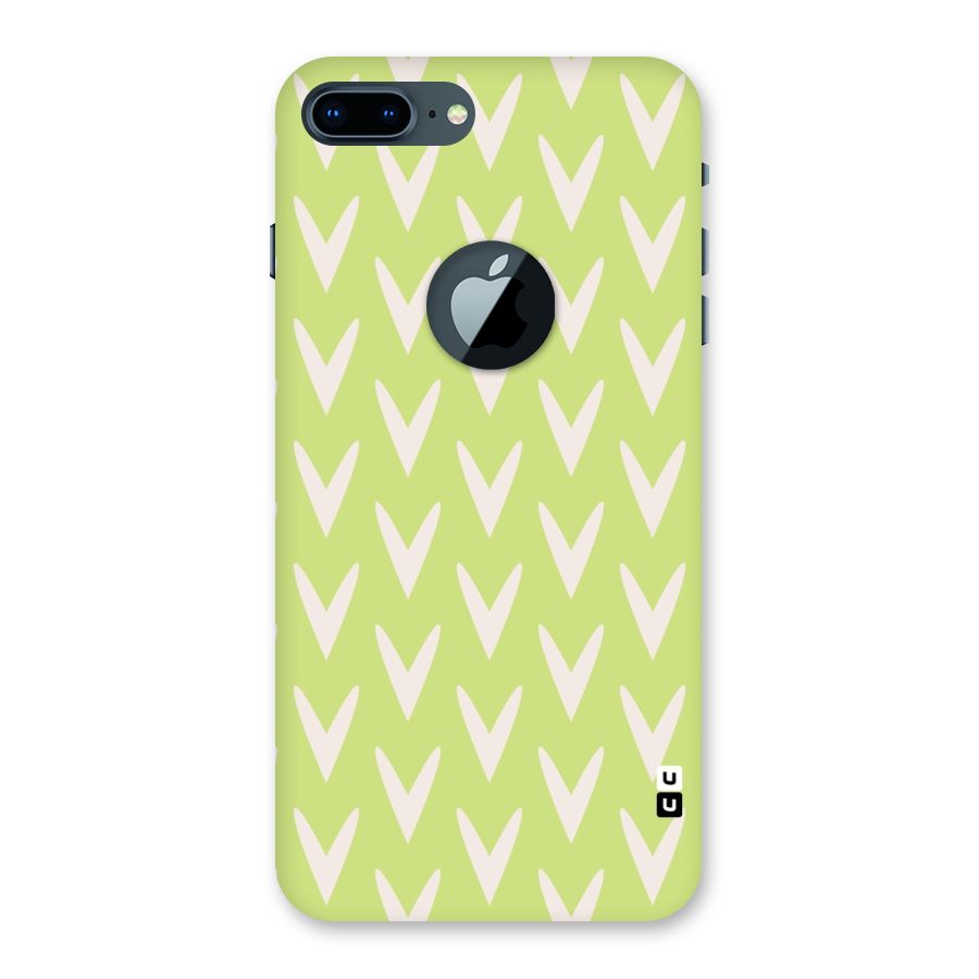 Pastel Green Grass Back Case for iPhone 7 Plus Logo Cut
