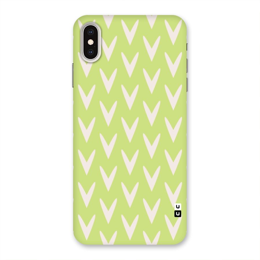 Pastel Green Grass Back Case for iPhone XS Max