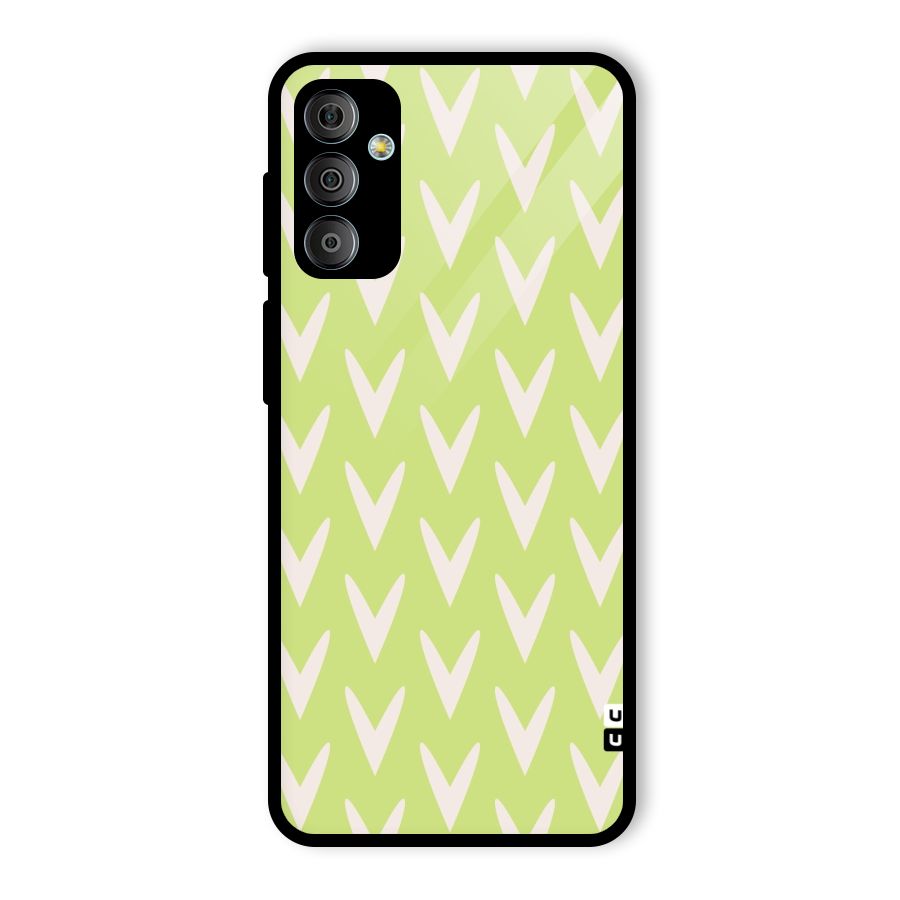 Pastel Green Grass Glass Back Case for Galaxy F23
